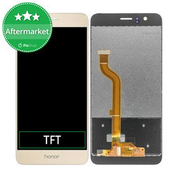 Huawei Honor 8 - LCD zaslon + steklo na dotik (Gold) TFT