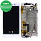 Huawei Y6 II Compact - LCD zaslon + steklo na dotik + okvir (White) TFT
