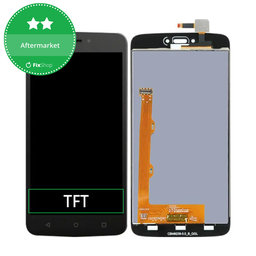 Motorola Moto C Plus XT1723 - LCD zaslon + steklo na dotik (Black) TFT