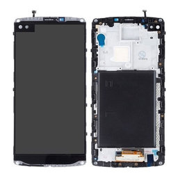 LG V10 H960A - LCD zaslon + steklo na dotik + okvir (Black) TFT