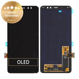 Samsung Galaxy A8 Plus A730F (2018) - LCD zaslon + steklo na dotik - GH97-21534A Genuine Service Pack