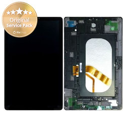 Samsung Galaxy Tab S4 10.5 T830, T835 - LCD zaslon + steklo na dotik + okvir (črn) - GH97-22199A Genuine Service Pack