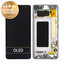 Samsung Galaxy S10 Plus G975F - LCD zaslon + steklo na dotik + okvir (Prism Black) - GH82-18849A, GH82-18857A, GH82-18834A Genuine Service Pack