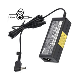 Polnilni adapter za Acer, 77011170, 45W, 19V, Črna, Genuine Service Pack