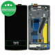 OnePlus One - LCD zaslon + steklo na dotik + okvir (Black) TFT