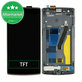OnePlus One - LCD zaslon + steklo na dotik + okvir (Black) TFT