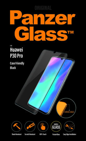 PanzerGlass - Tempered Glass Case Friendly za Huawei P30 Pro, črna