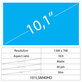 10.1 LCD Slim mat 40 pin HD