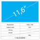 11,6 LCD Slim sijajni s 30 pini HD