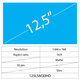12,5 LCD Slim mat 30 pin HD