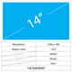 14 LCD Slim mat 40 pin HD
