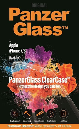 PanzerGlass - Ovitek ClearCase za iPhone 7, 8, SE 2020 in SE 2022, prozoren