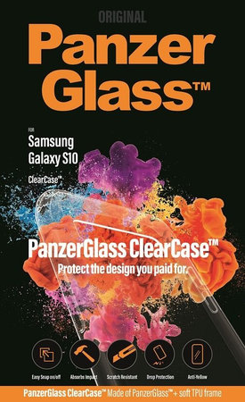 PanzerGlass - Ovitek ClearCase za Samsung Galaxy S10, transparent