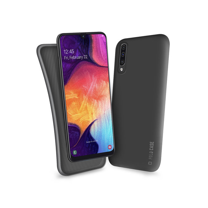 SBS - Polo ovitek za Samsung Galaxy A50, črn