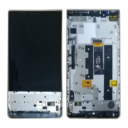 Blackberry Key2 LE - LCD zaslon + steklo na dotik + okvir (Black) TFT