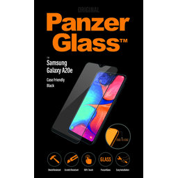 PanzerGlass - Kaljeno Steklo Case Friendly za Samsung Galaxy A10e in A20e, črn