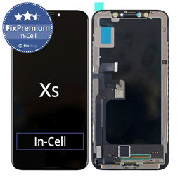 Apple iPhone XS - LCD zaslon + steklo na dotik + okvir In-Cell FixPremium