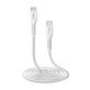 SBS - Kabel Lightning / USB-C (2m), bel