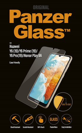 PanzerGlass - Tempered Glass Case Friendly za Huawei Y6, Y6 Pro, Y6 Prime 2019, Honor Play 8A, prozoren