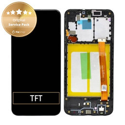 Samsung Galaxy A20e A202F - LCD zaslon + steklo na dotik + okvir (Black) - GH82-20229A, GH82-20186A Genuine Service Pack