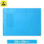 ESD Antistatična, toplotno odporna silikonska podloga - 35 x 25 cm