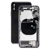 Apple iPhone XS - zadnje ohišje z majhnimi deli (Space Grey)