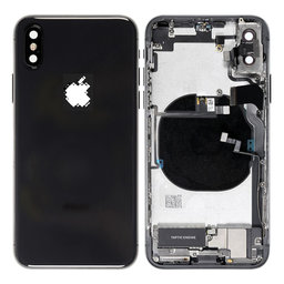 Apple iPhone XS - zadnje ohišje z majhnimi deli (Space Grey)