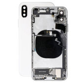 Apple iPhone XS - Zadnje ohišje z majhnimi deli (Silver)