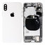 Apple iPhone XS - Zadnje ohišje z majhnimi deli (Silver)
