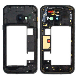 Samsung Galaxy Xcover 4s G398F - Srednji okvir (Black) - GH98-44218A Genuine Service Pack