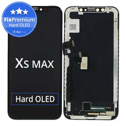 Apple iPhone XS Max - LCD zaslon + steklo na dotik + okvir Hard OLED FixPremium
