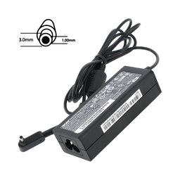 Polnilni adapter za Acer, 77011168, 45W, 19V, Črna, Genuine Service Pack