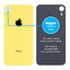 Apple iPhone XR - Steklo zadnjega ohišja s povečano odprtino za kamero (Yellow)