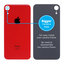 Apple iPhone XR - Steklo zadnjega ohišja s povečano odprtino za kamero (Red)