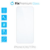 FixPremium Glass - Kaljeno Steklo za iPhone X, XS in 11 Pro