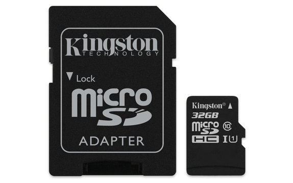 Kingston - MicroSDHC pomnilniška kartica Canvas Select Plus, 32 GB, SD adapter