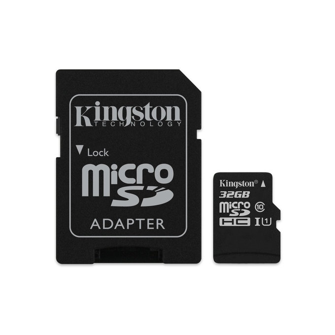 Kingston - MicroSDHC pomnilniška kartica Canvas Select Plus, 32 GB, SD adapter