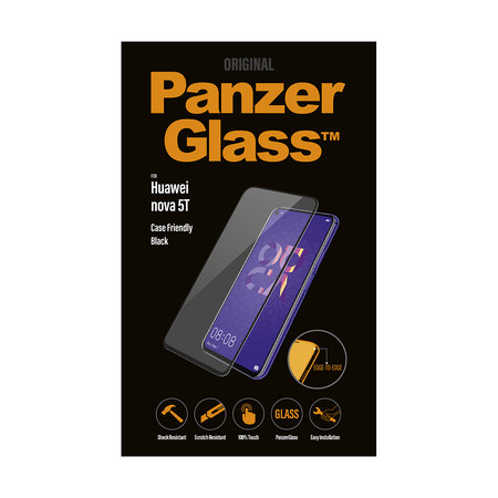 PanzerGlass - Tempered Glass Case Friendly za Huawei Nova 5T, črna