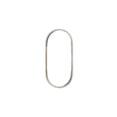 Apple iPhone XS - Stekleni okvir zadnje kamere (Silver)