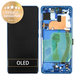 Samsung Galaxy S10 Lite G770F - LCD zaslon + steklo na dotik + okvir (Prism Blue) - GH82-21672C, GH82-22044C, GH82-22045C, GH82-21992C, GH82-22045C Genuine Service Pack