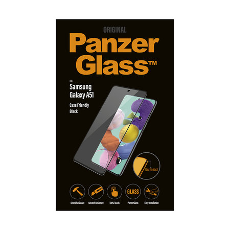 PanzerGlass - Tempered Glass Case Friendly za Samsung Galaxy A51, črna