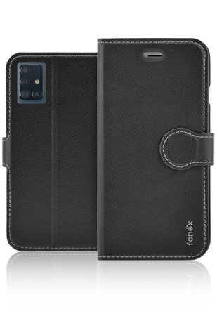 Fonex - Ovitek Book Identity za Samsung Galaxy A71, črn