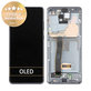 Samsung Galaxy S20 Ultra G988F - LCD zaslon + steklo na dotik + okvir + sprednja kamera (Cosmic Grey) - GH82-22271B, GH82-22327B Genuine Service Pack