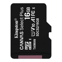 Kingston - MicroSDXC Memory Card Canvas Select Plus 100R A1 C10, 128 GB