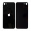 Apple iPhone SE (2nd Gen 2020) - Steklo zadnjega ohišja (Black)