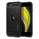 Spigen - Ovitek Rugged Armor za iPhone SE 2020 & SE 2022, črna