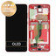 Samsung Galaxy S20 Plus G985F - LCD zaslon + steklo na dotik + okvir (Aura Red) - GH82-22134G, GH82-22145G Genuine Service Pack