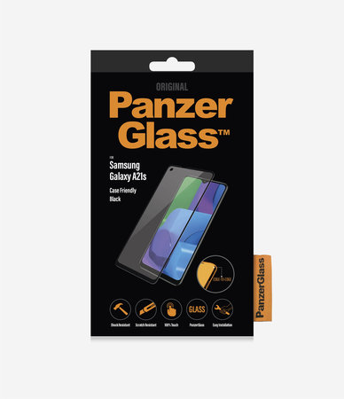 PanzerGlass - Kaljeno Steklo Case Friendly za Samsung Galaxy A21s, črn