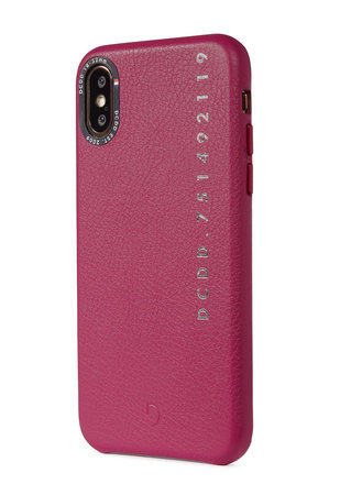 Decoded Leather Back Cover usnjena torbica za iPhone X/Xs, roza