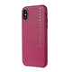 Decoded Leather Back Cover usnjena torbica za iPhone X/Xs, roza